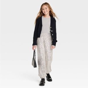 Art Class Sequin Jogger Pants For Girls